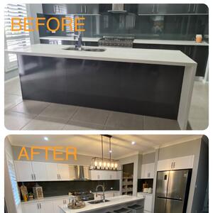 NEW LOOK- new face lift on this kitchen at Schofields